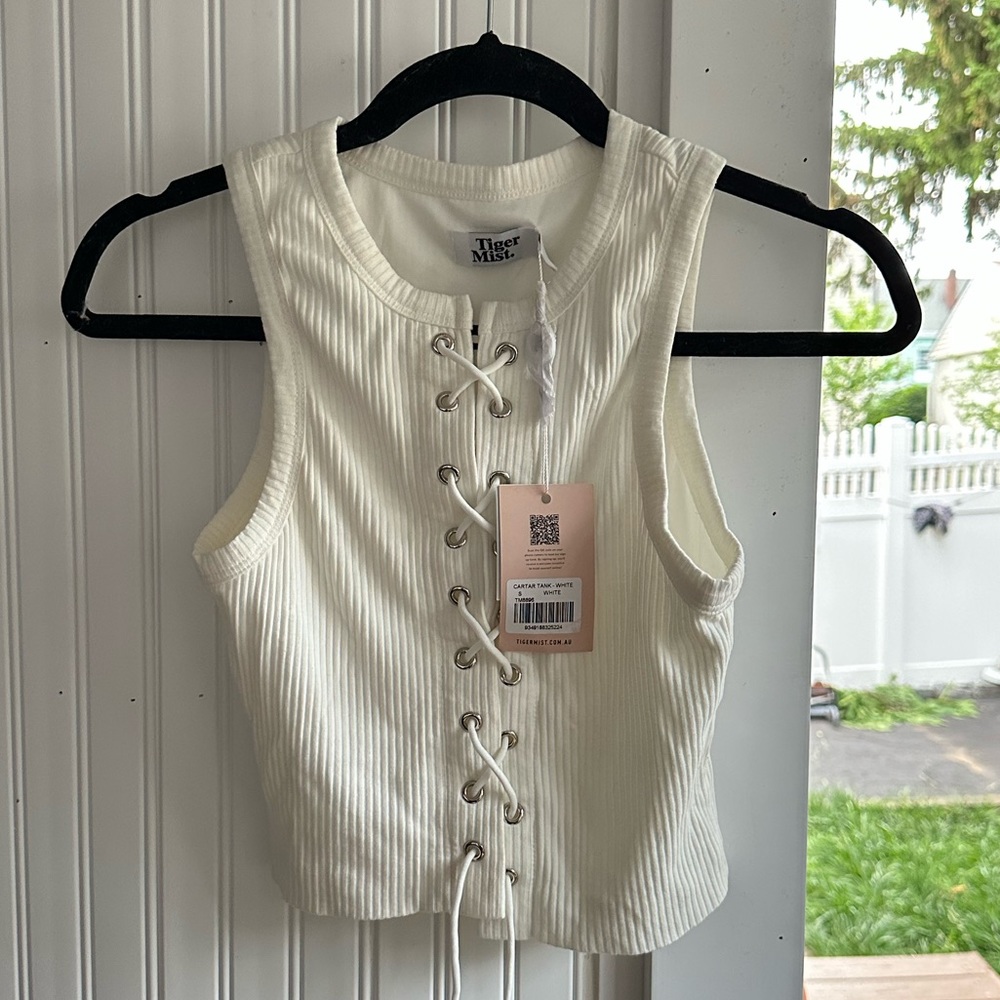 TIGERMIST WHITE TANK LACE UP